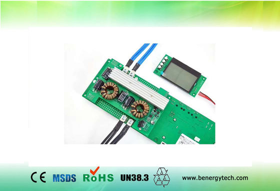 LCD 16S BMS แผงวงจร Bluetooth RS485 สำหรับ LiFePO4 Battery Pack